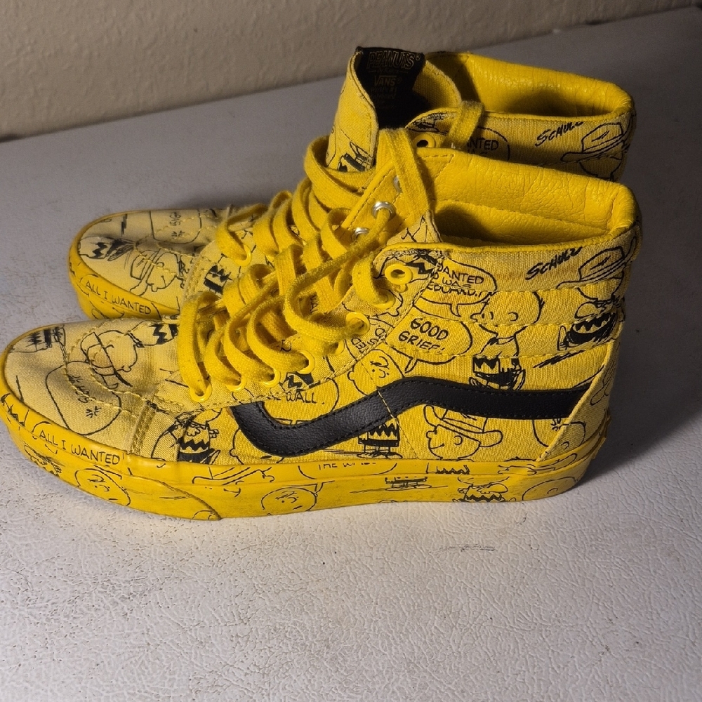 Vans PEANUT SKATE Hi Top Shoes - Picture 2 of 10